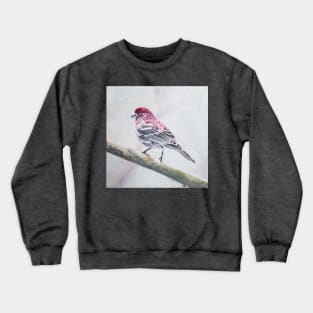 House Finch Bird Painting Crewneck Sweatshirt